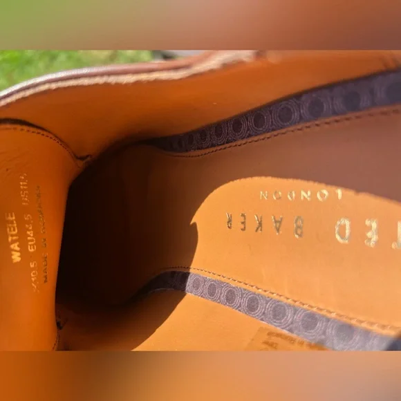 Ted Baker London Watele Leather Derby in Tan SZ 11.5 - Picture 10 of 10